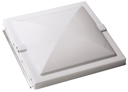 Ventmate 61634 RV Roof Vent Lid For Old Elixir RV Vents 14 Inch x 14 Inch White Vent Cover Box